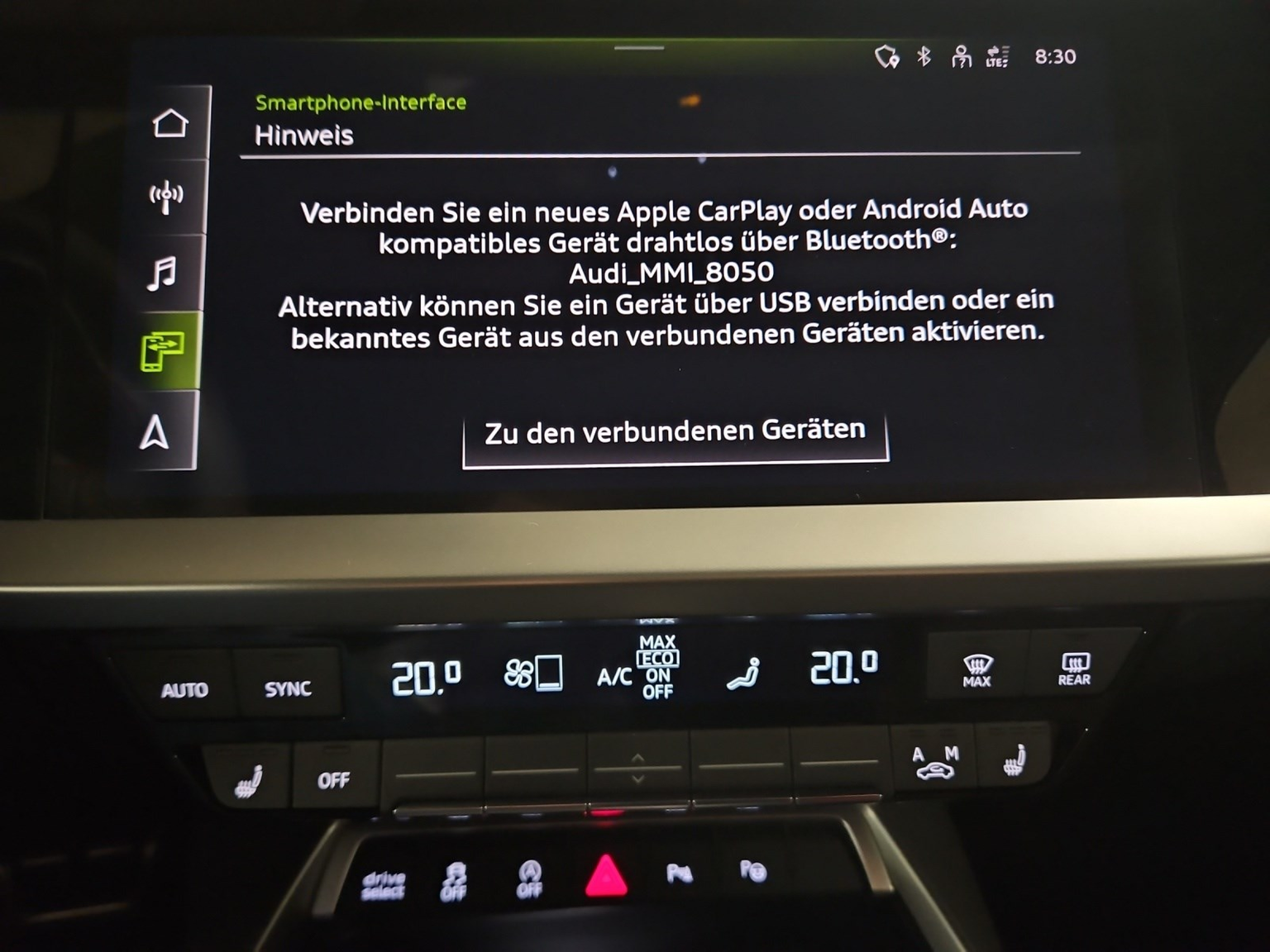 AUDI A3 Sportback 40 TFSI S line quattro