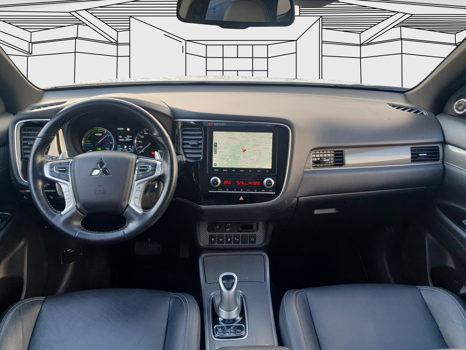 MITSUBISHI Outlander 2.4 PHEV Diamond 54 kms autonomie