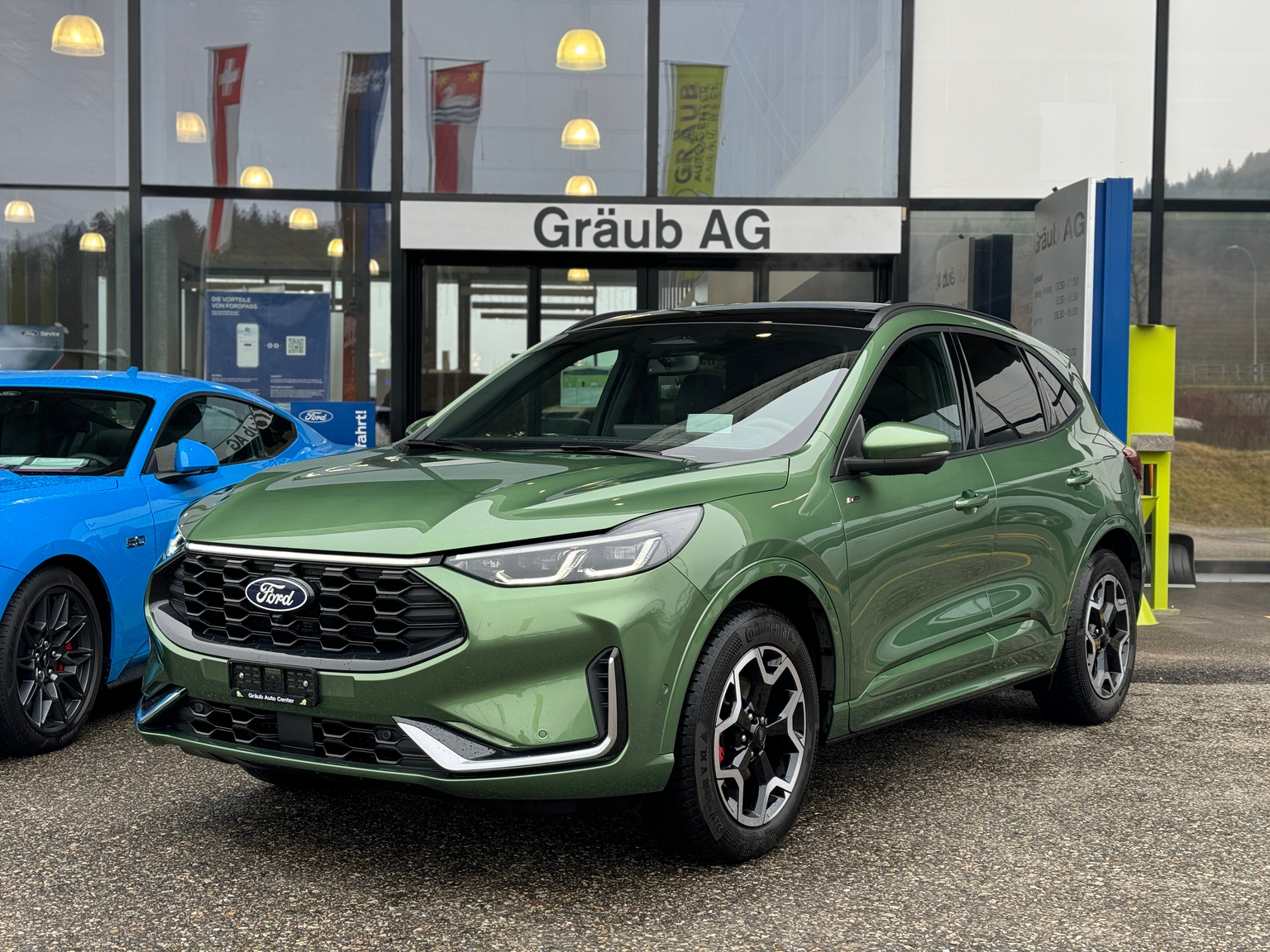 FORD Kuga 2.5 FHEV ST-Line X 4WD Bursting Green