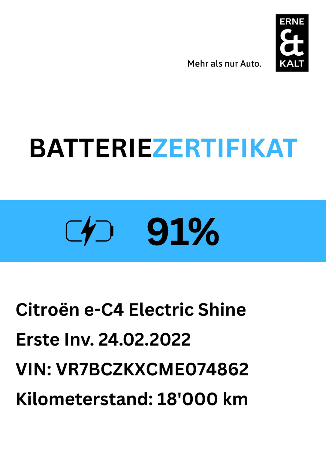 CITROEN C4 Electric Shine