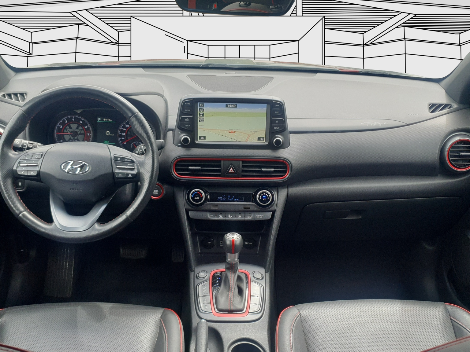HYUNDAI Kona Iron Man Edition 4x4 1.6 T-GDi Auto. Crochet