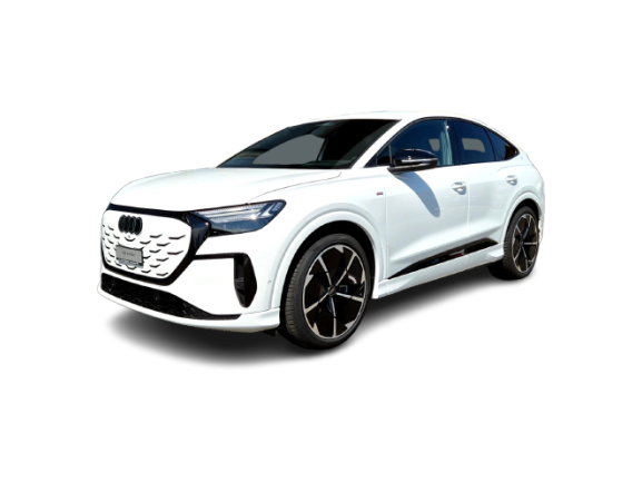 AUDI Q4 Sportback e-tron quattro performance Edition Swiss Ski Gletscherweiss Metallic