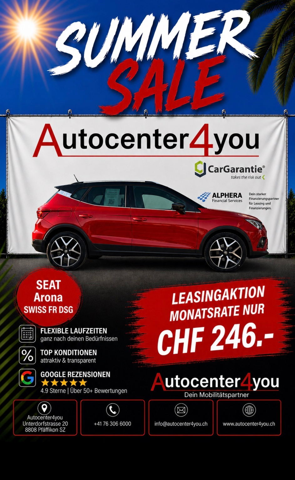 SEAT Arona 1.0 TSI Eco DSG SWISS FR