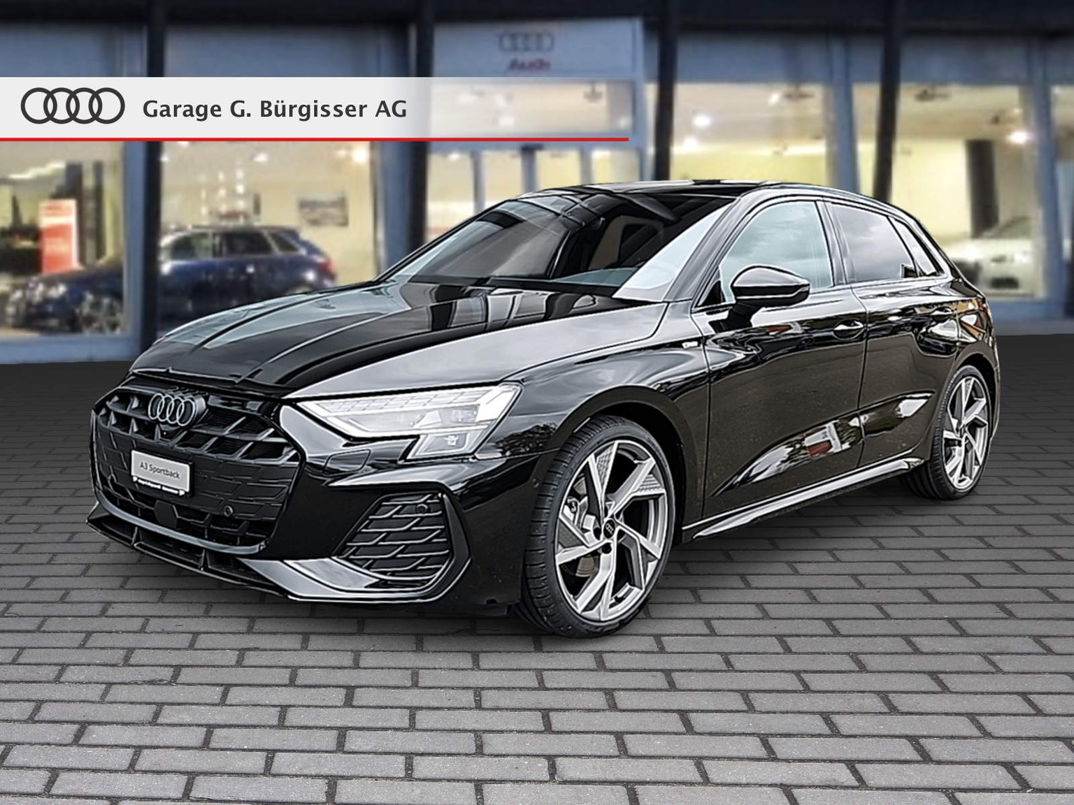 AUDI A3 Sportback TFSI 110 kW S line Attraction S tronic Mythosschwarz Metallic