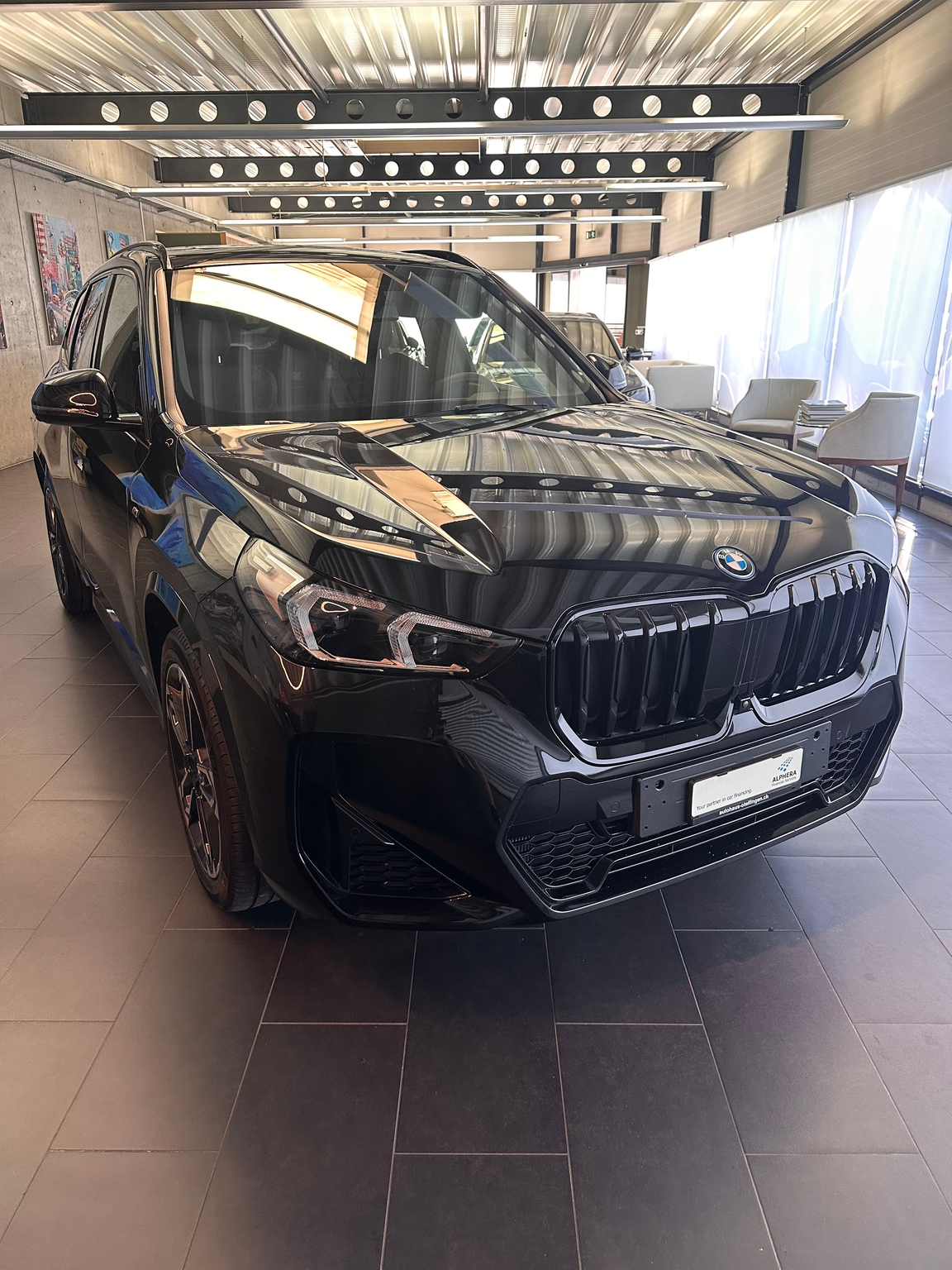BMW X1 30e xDrive paddles