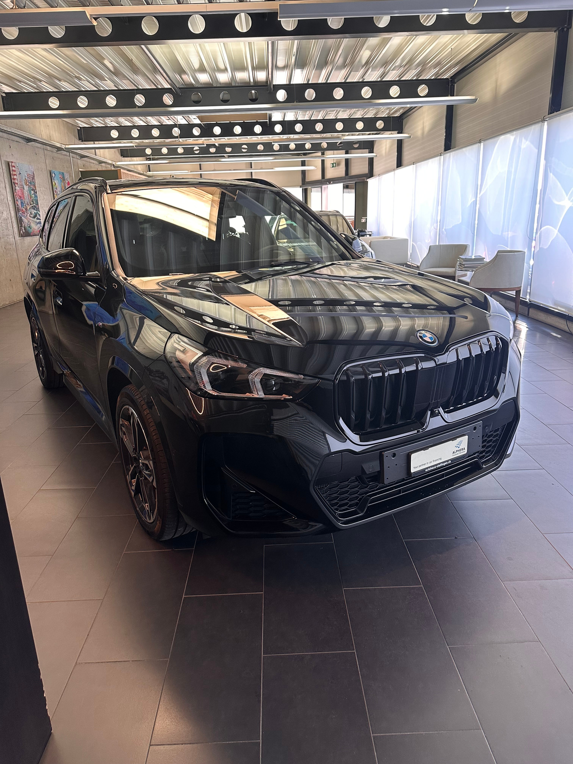 BMW X1 30e xDrive paddles