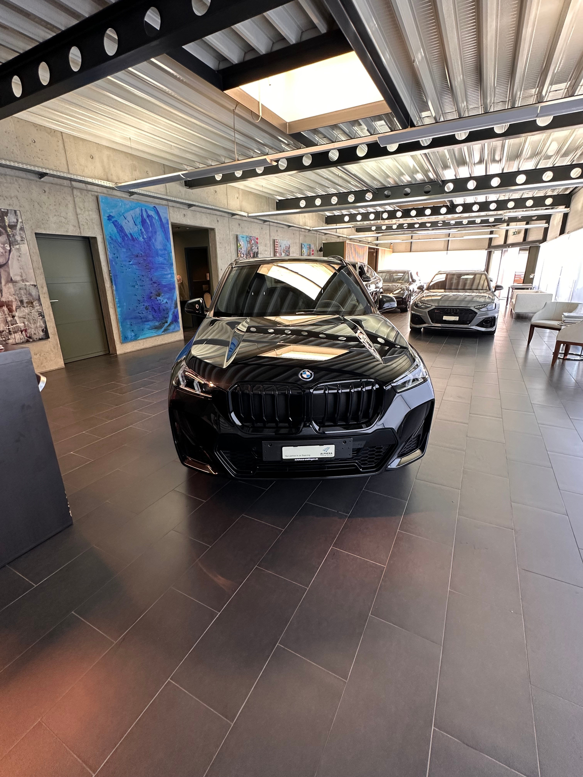 BMW X1 30e xDrive paddles