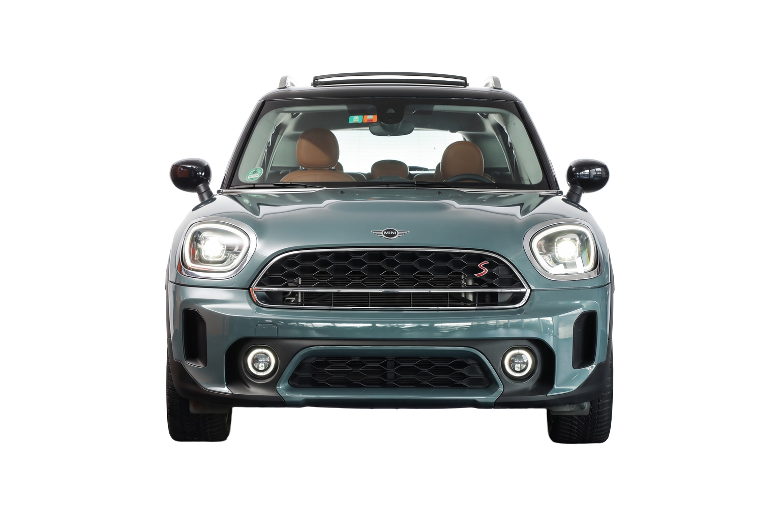 MINI Countryman Cooper S ALL4 Steptronic • Sage Green• Cuir Chester Malt Brown • Toit panoramique