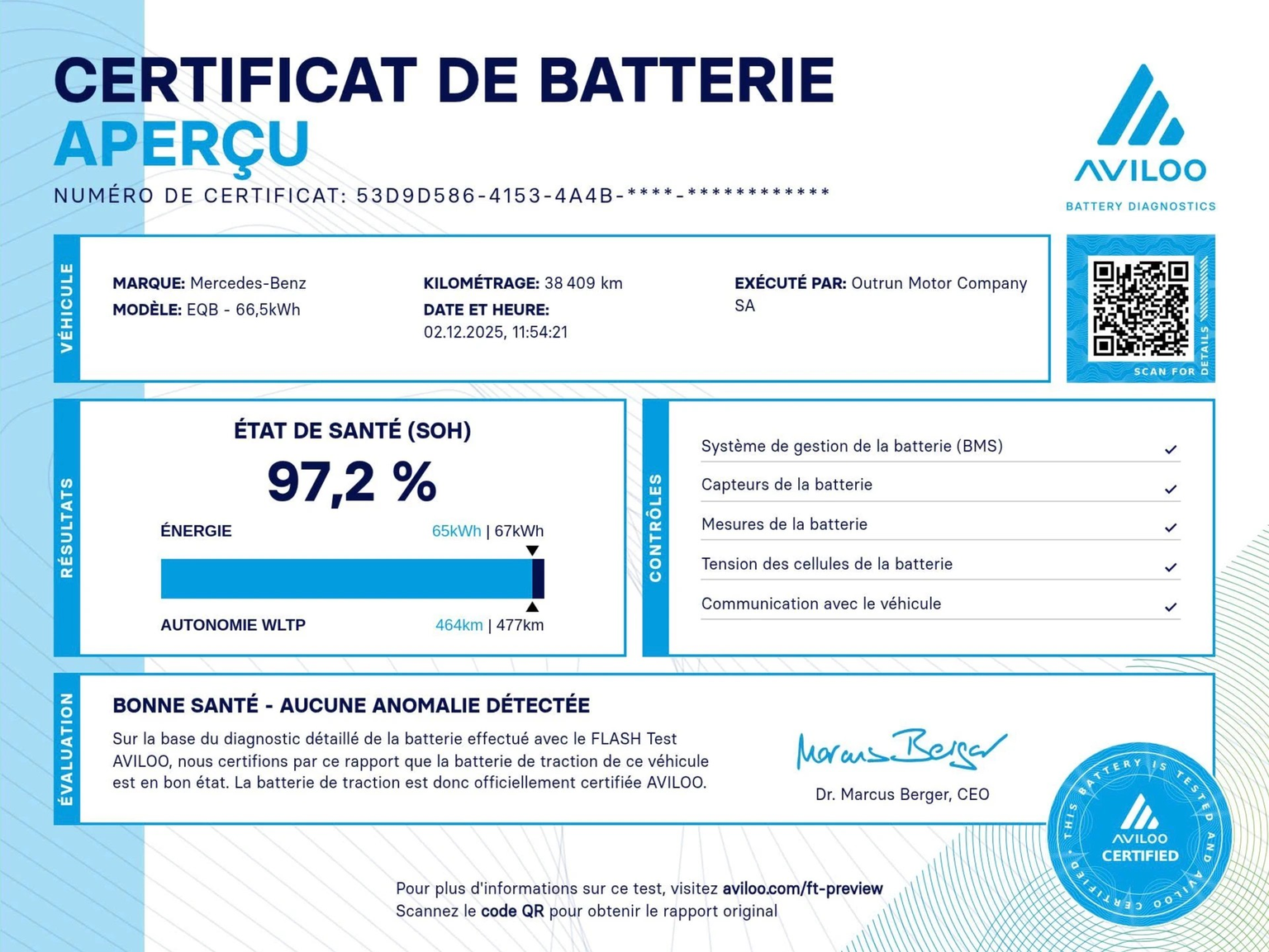 MERCEDES-BENZ EQB 350 4Matic Swiss-Integral 10 ans / KEYLESS-GO / Sièges chauffants