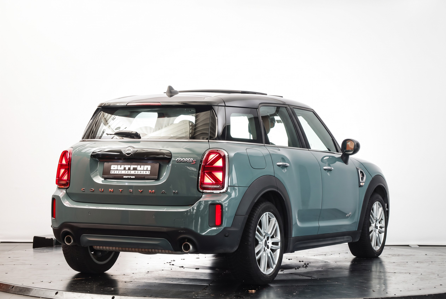 MINI Countryman Cooper S ALL4 Steptronic • Sage Green• Cuir Chester Malt Brown • Toit panoramique